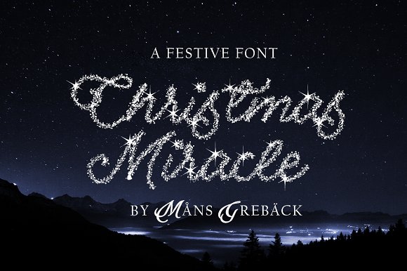Christmas Miracle Font素材之家精选英文字体
