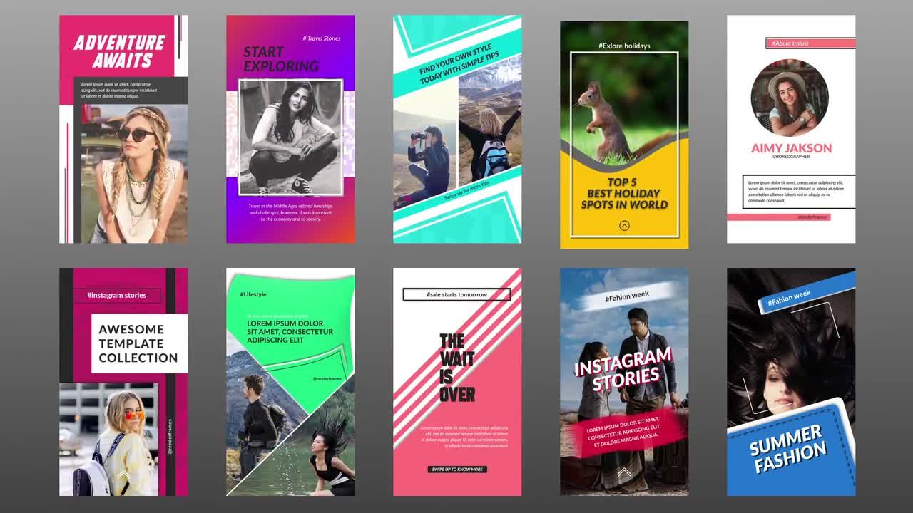 专业设计和优雅幻灯片展示素材库精选AE模板