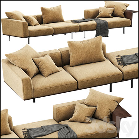 Molteni & C Gregor沙发素材之家精选3D模型