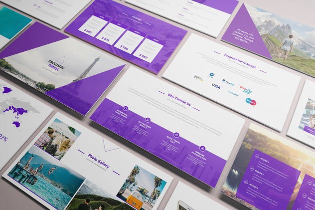 旅游代理旅行社宣传PPT幻灯片模板 Travel Agency Powerpoint Presentation插图(3)