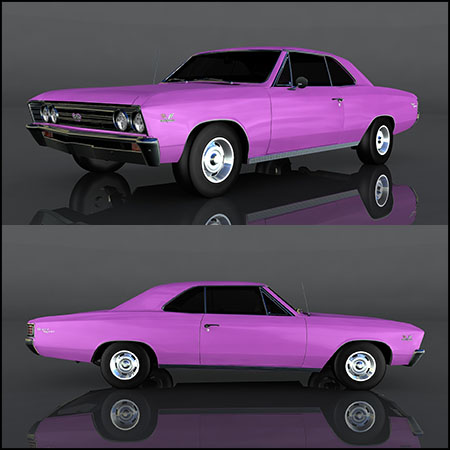 雪佛兰 Chevelle SS 1967 3D 模型