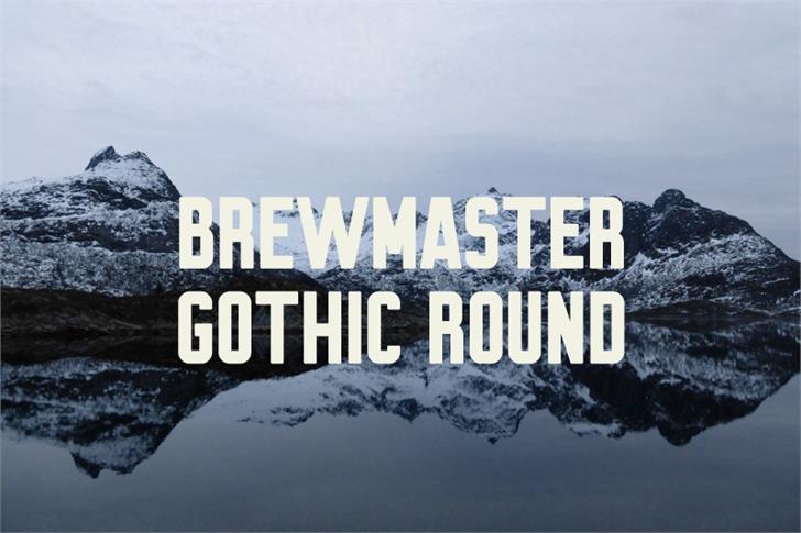 Brewmaster Gothic Round Demo font插图2 Brewmaster Gothic Round Demo font插图2