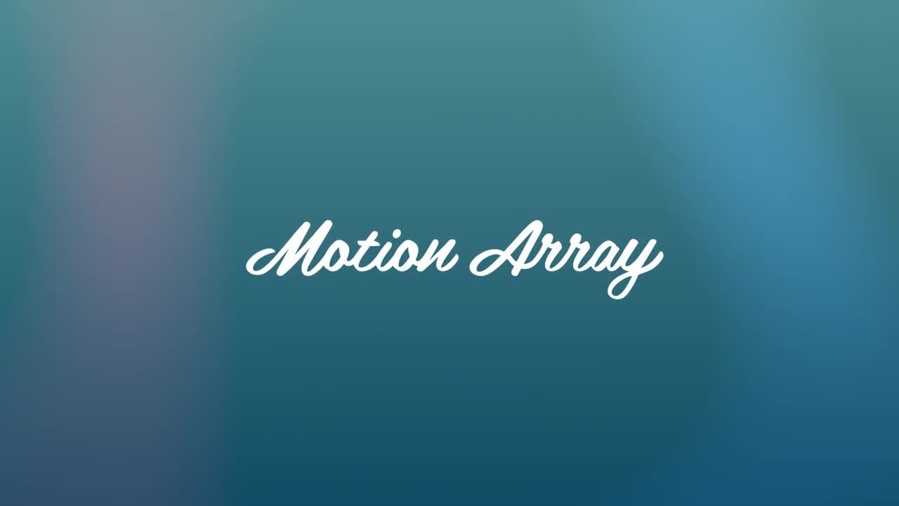 具有锐利动态设计和平滑过渡效果幻灯片素材库精选AE模板