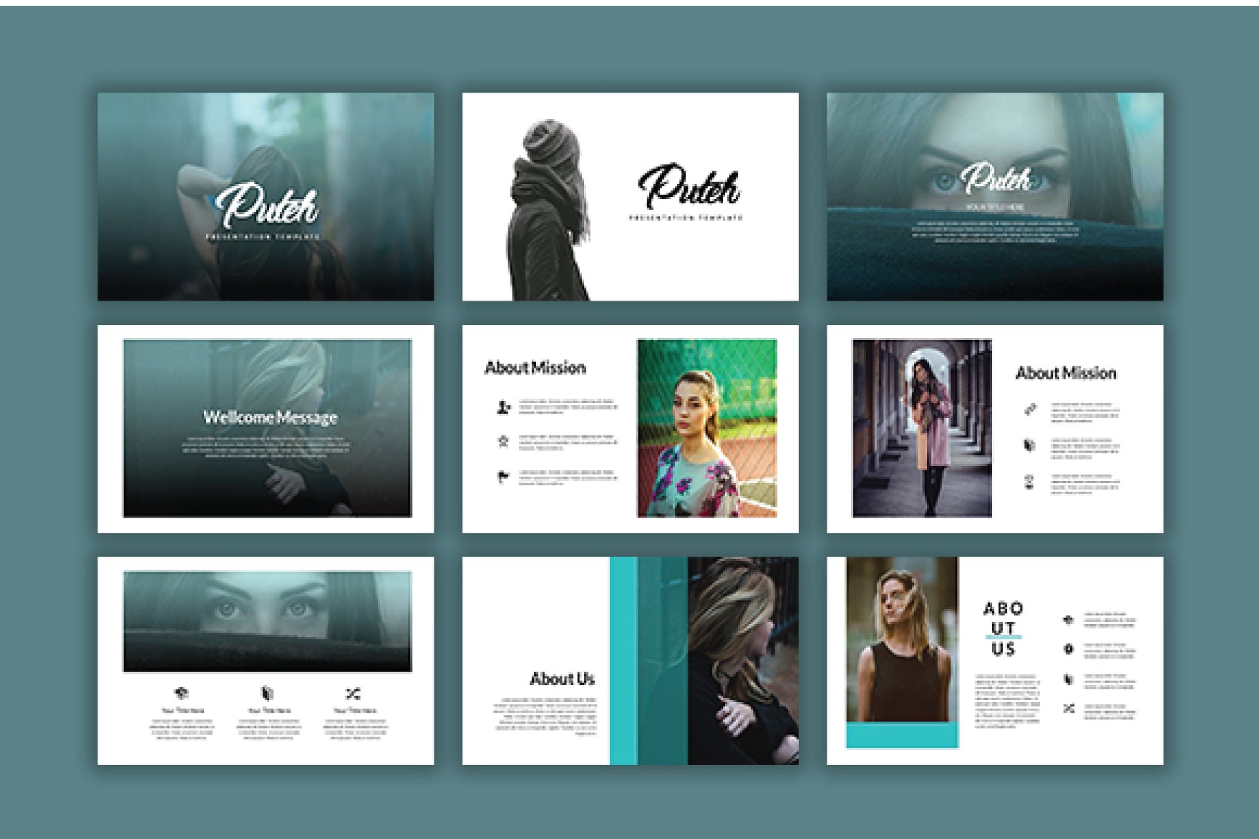 极简主义7合1Powerpoint和keynote模板合辑下载 Bundle 7 in 1 Powerpoint & Keynote [pptx,key]插图(5)