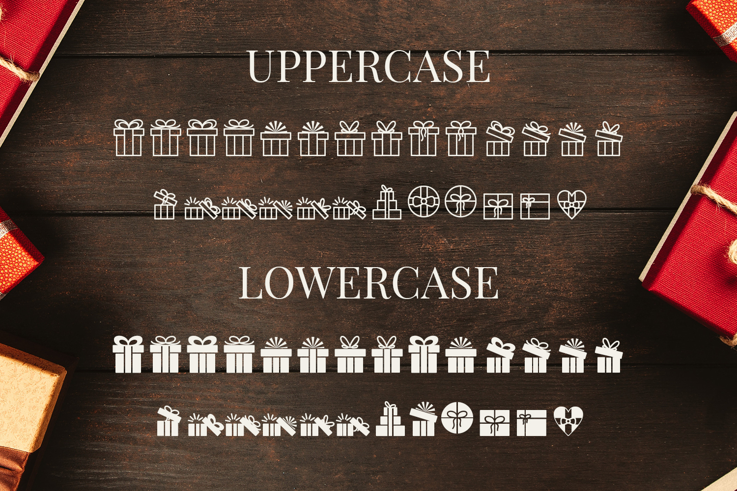 Presents – Pictorgram Font插图3