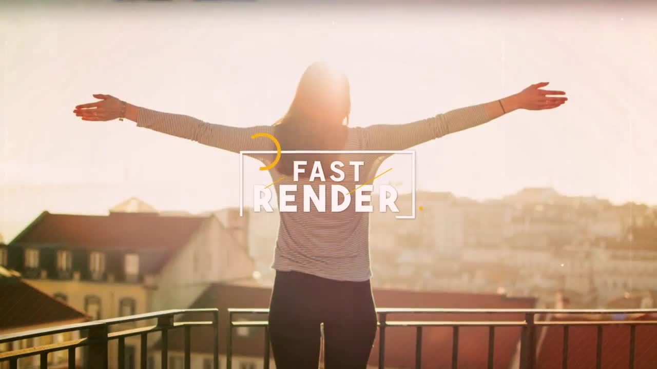 干净流畅动画幻灯片素材库精选AE模板