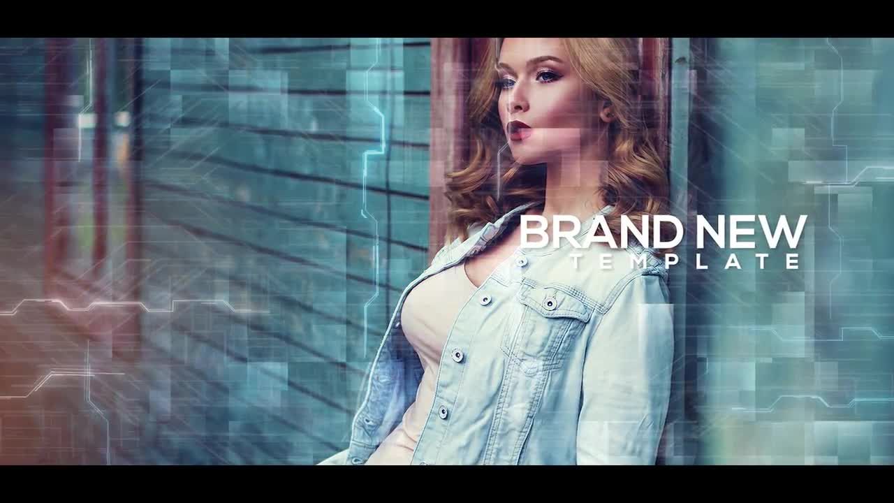 数字科技pr幻灯片模板