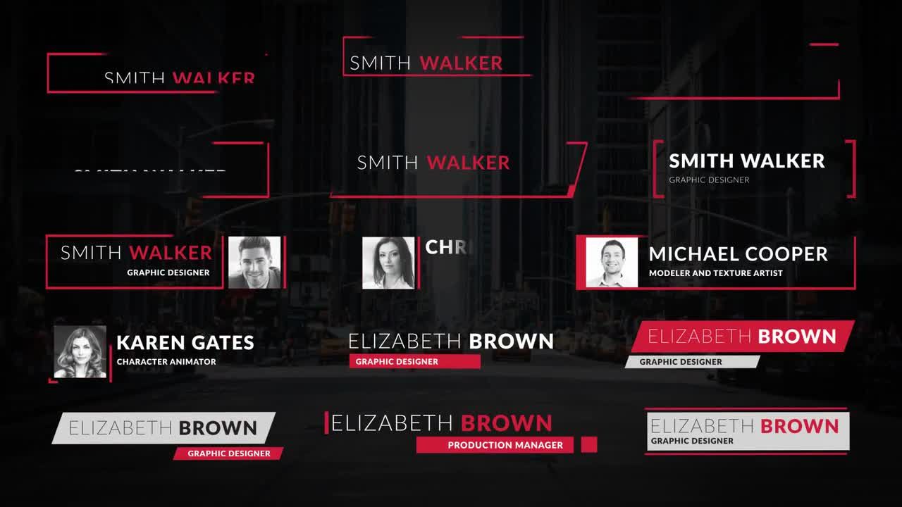 15个干净清晰且有创意的动画标题素材库精选AE模板