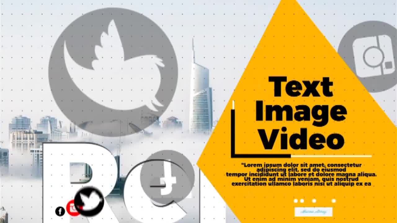 现代设计企业后效应素材库精选AE模板