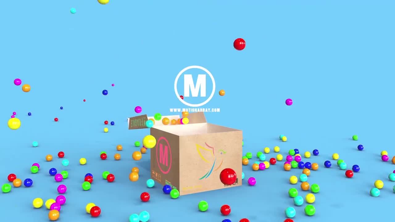 送货公司和购物网站创意Logo素材素材库精选AE模板