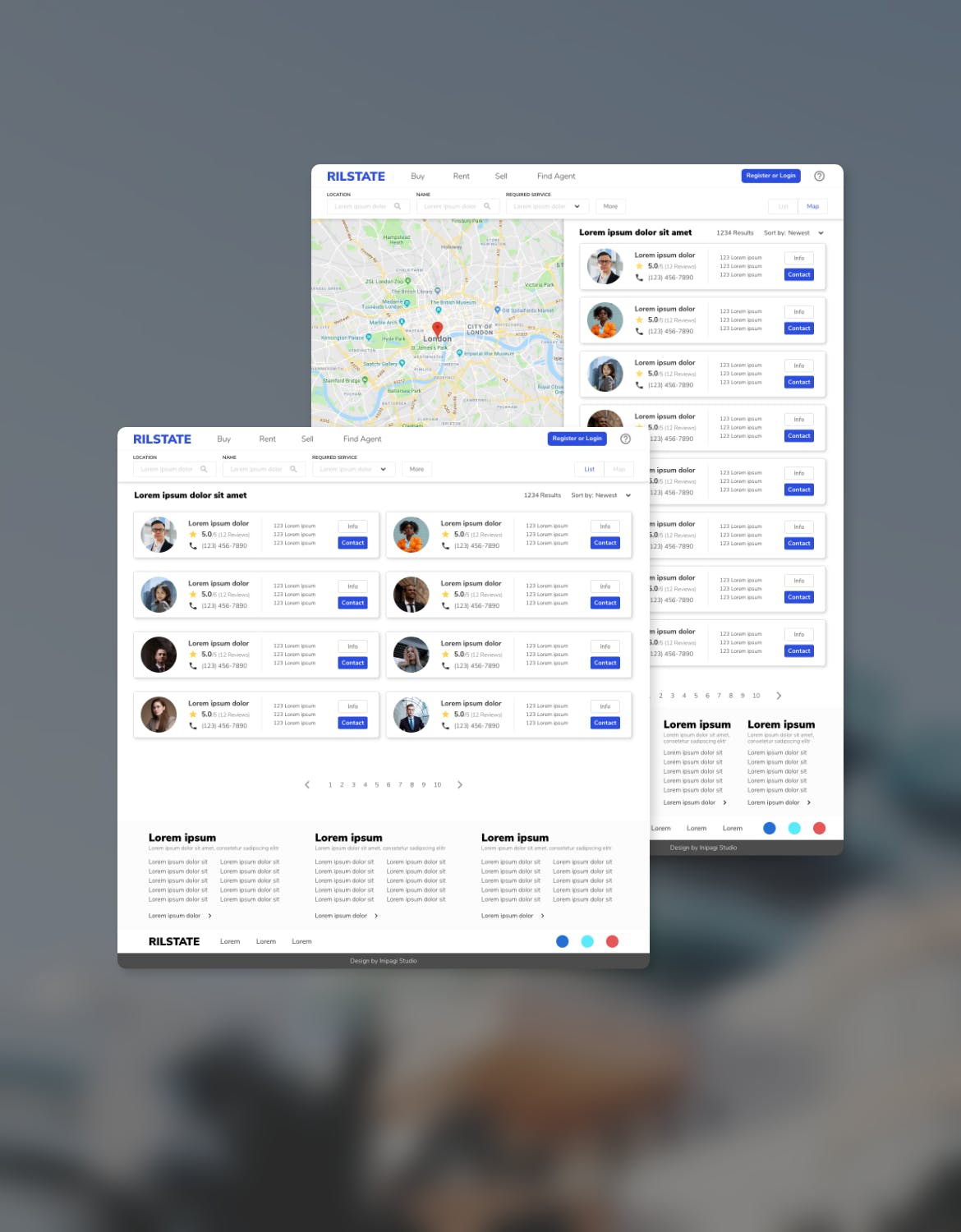 房地产租赁销售网站设计HTML模板素材库精选 RILSTATE – Real Estate Homepage Template插图(6)