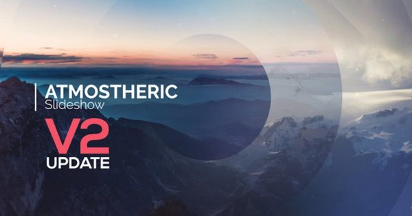 虚幻飘渺由近及远视频特效素材库精选AE模板 Atmospheric Slideshow