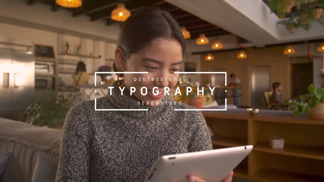 自动缩放全屏标题动画素材库精选AE模板