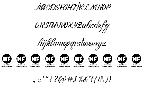 Youth Touch DEMO font插图5