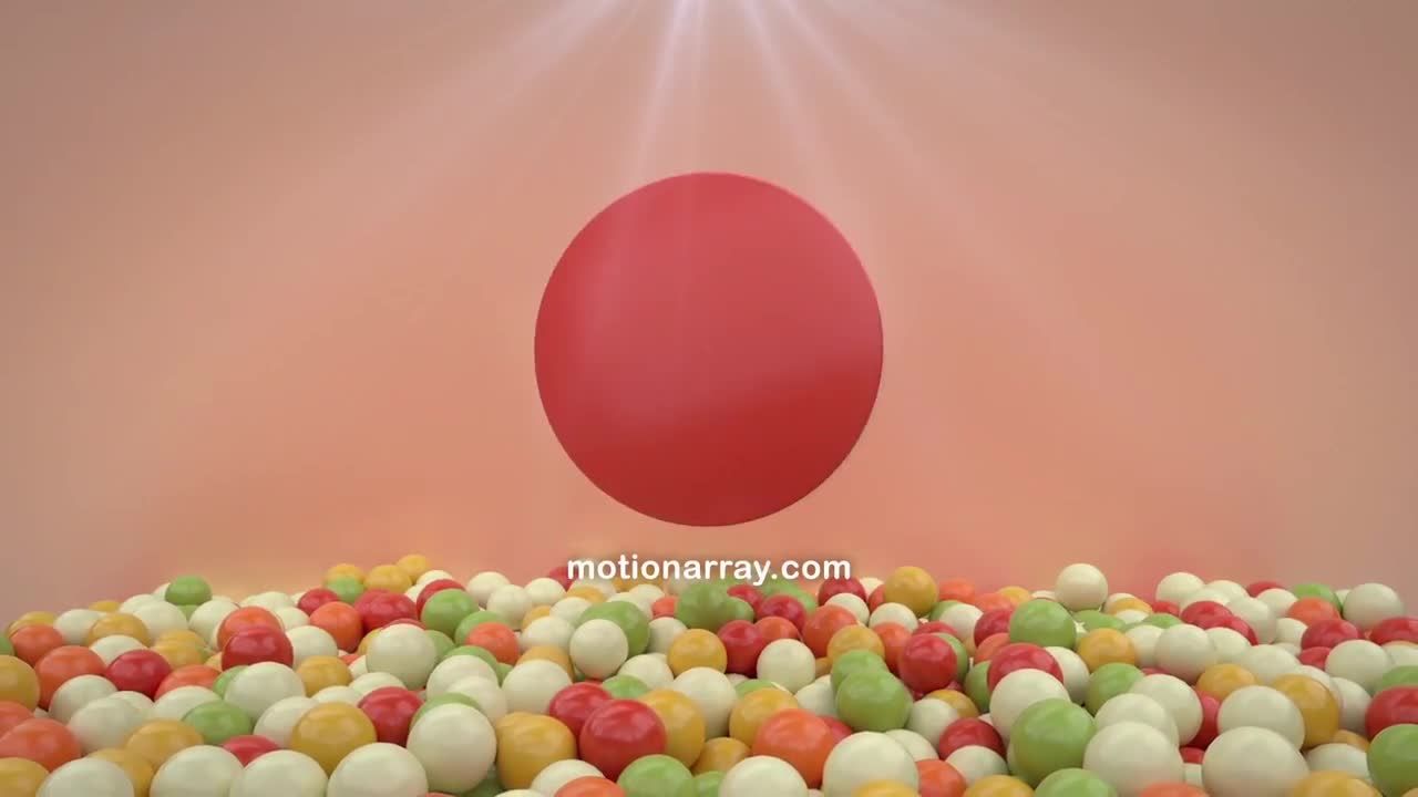 闪亮的球开场动画素材库精选AE模板