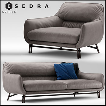 单人沙发和双人沙发素材之家精选3D模型