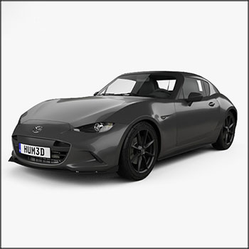 3D马自达MX-5 RF 2016 素材之家精选3D模型