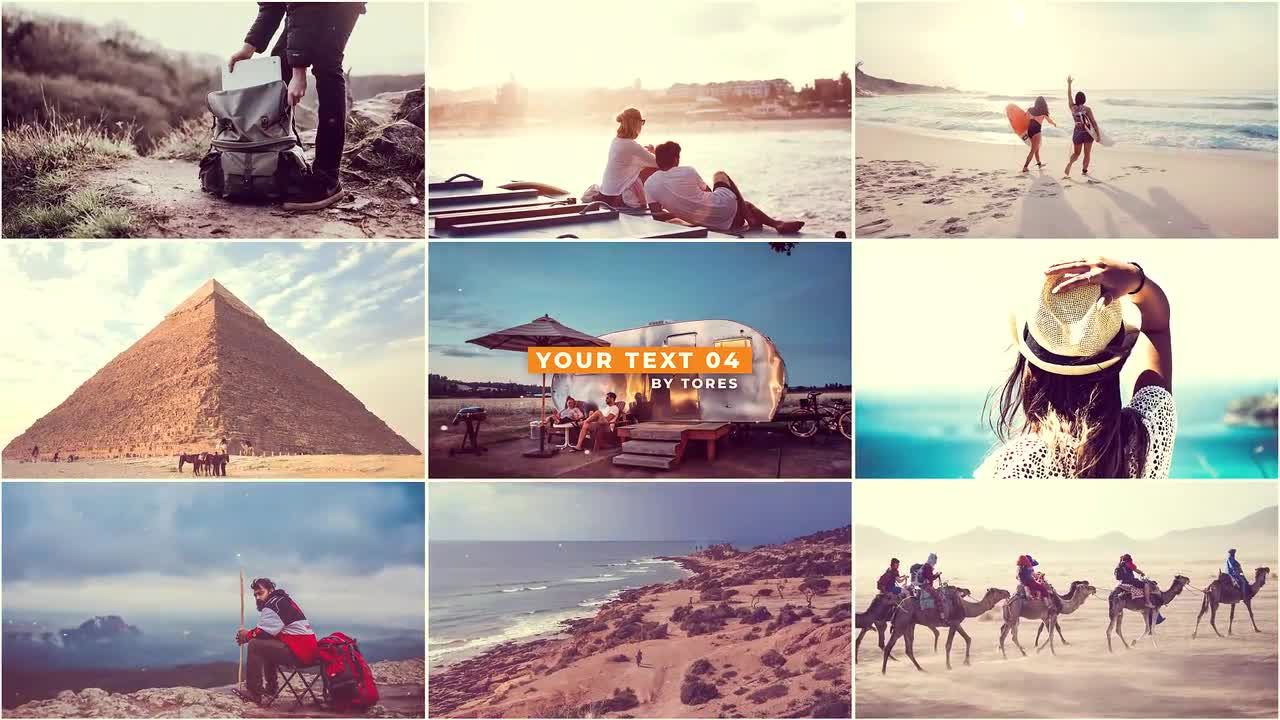 外观精美的旅行幻灯片素材库精选AE模板