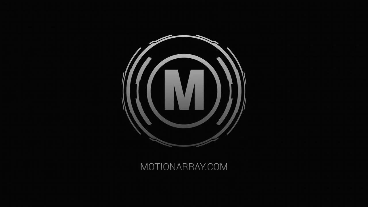 数字故障标志显示素材库精选AE模板