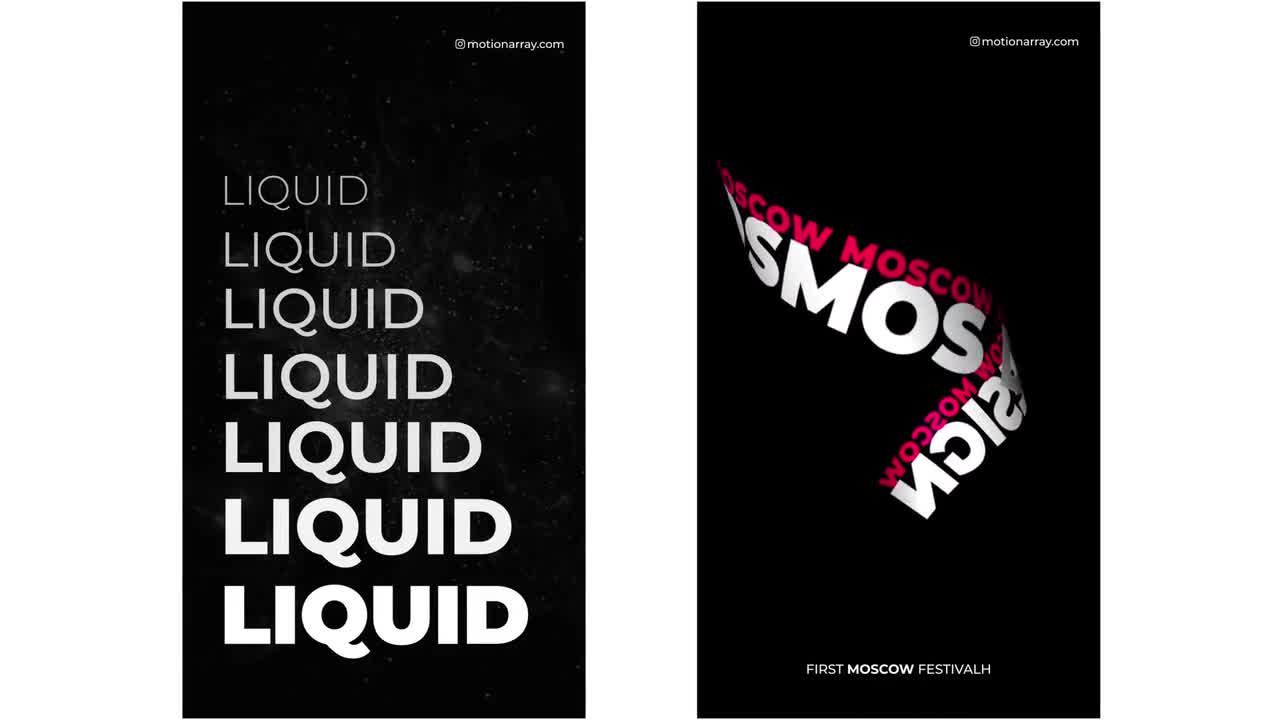 7个Typo故事时尚素材库精选AE模板