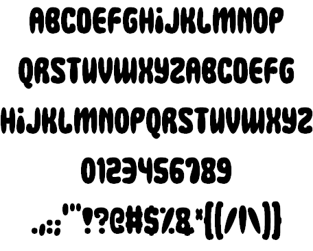 Squidgy Slimes font插图1