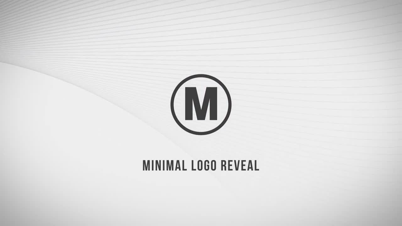 优雅动画笔触logo标志素材库精选AE模板