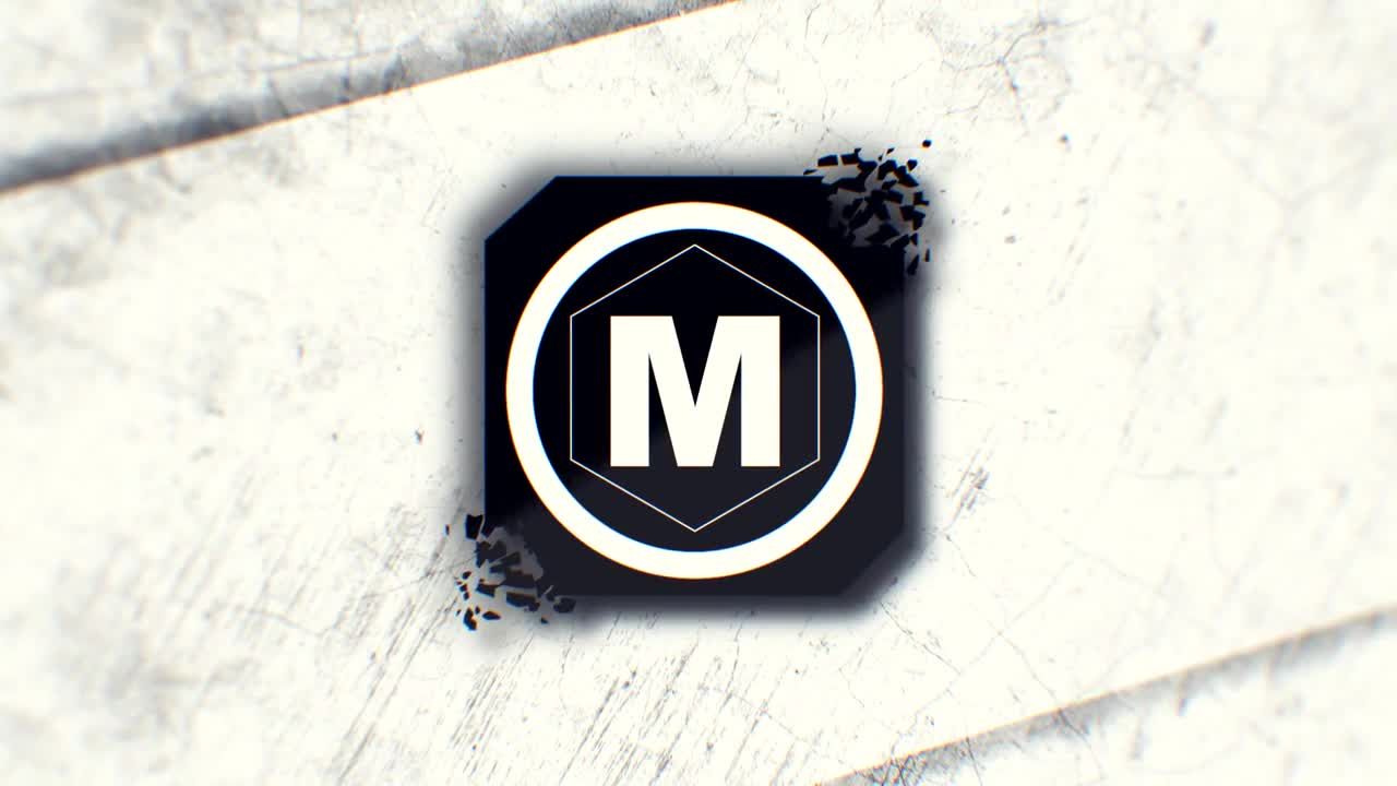 广告打破徽标显示素材库精选AE模板