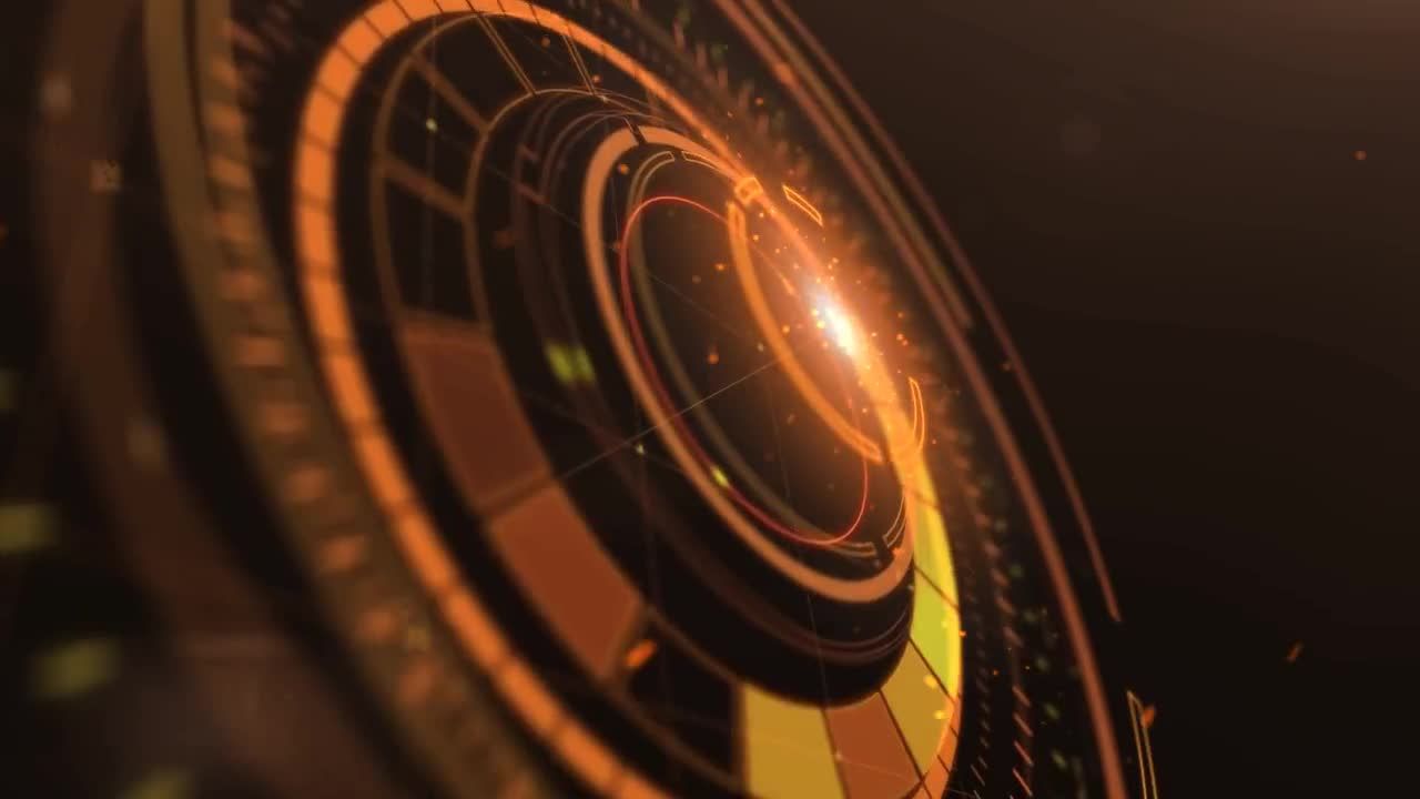 功能强大的猎鹰HUD标志显示素材库精选AE模板