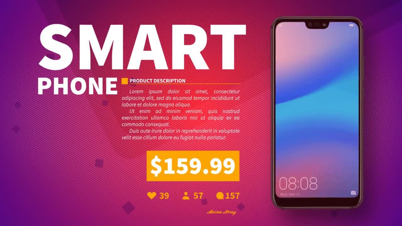 产品促销创造性动画素材库精选AE模板