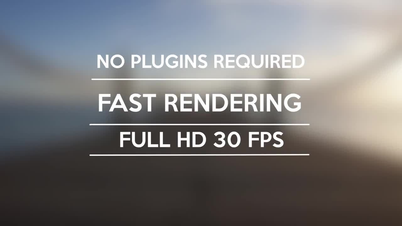 优雅和干净的标题素材库精选AE模板