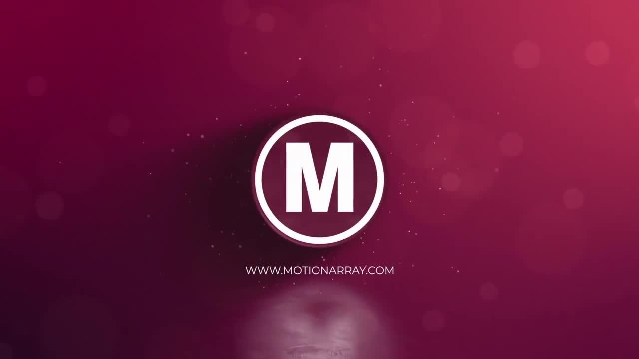 波浪形公司标志动画素材库精选AE模板