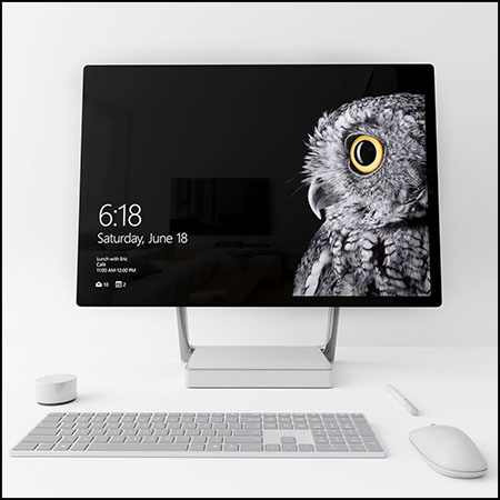 微软一体机电脑素材之家精选3D模型
