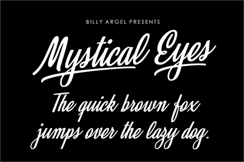 Mystical Eyes Personal Use font素材之家精选英文字体