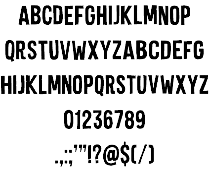 Silent Echo DEMO font插图1