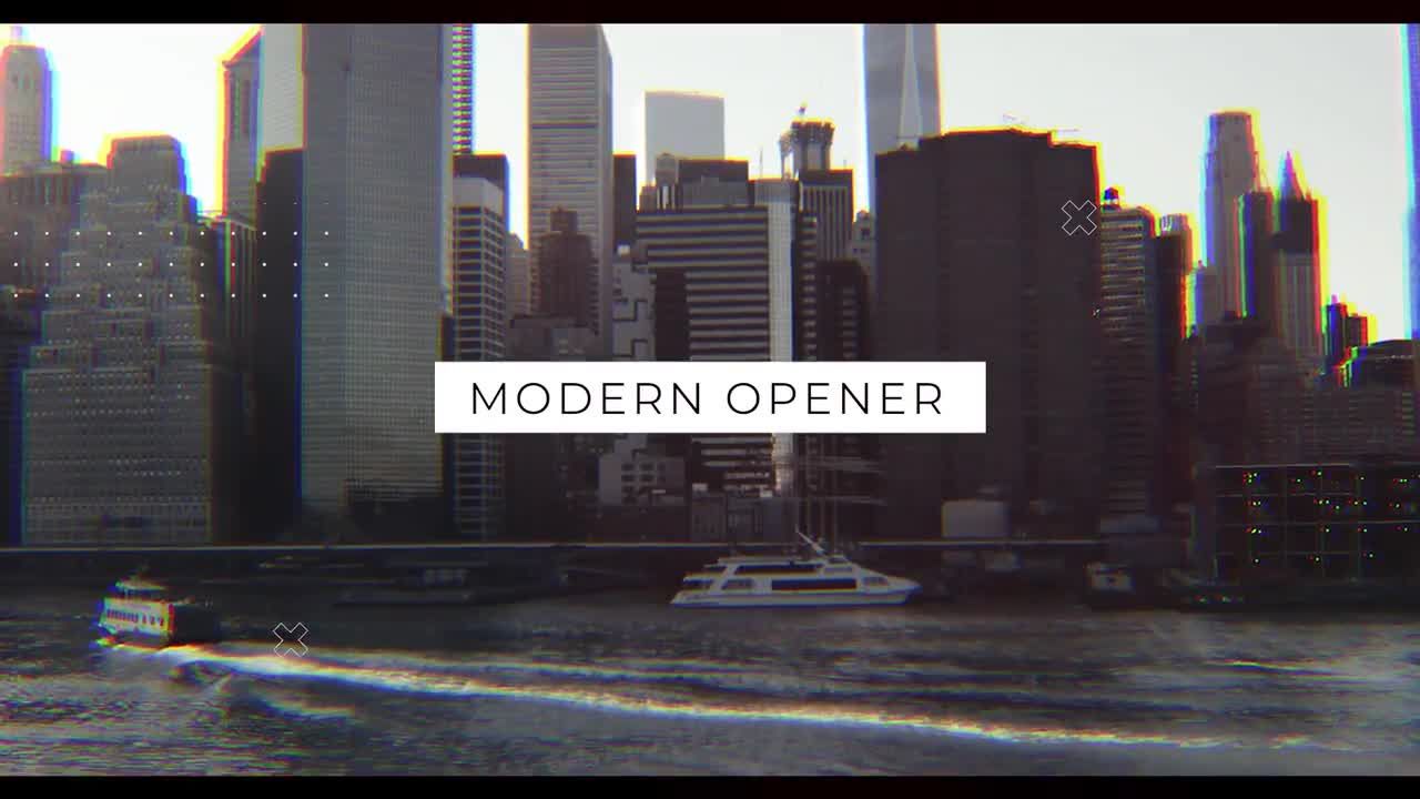 6个现代动画开场白转场过渡效果素材库推荐PR模板