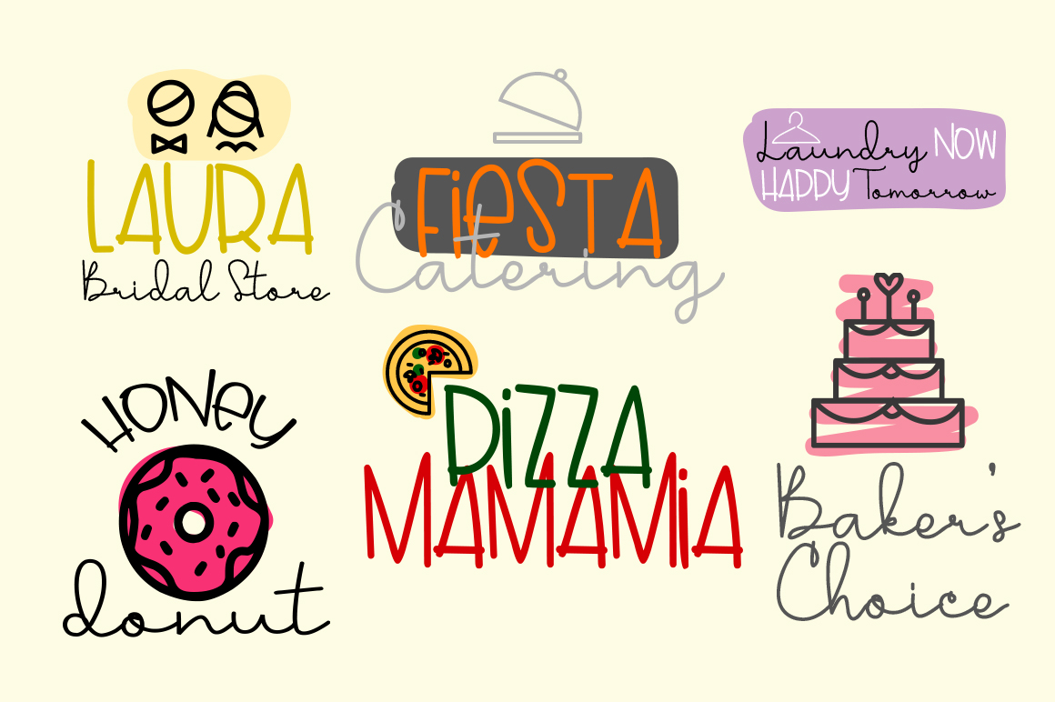 Lovely Puppy – Font duo with bonus Regular Font插图2