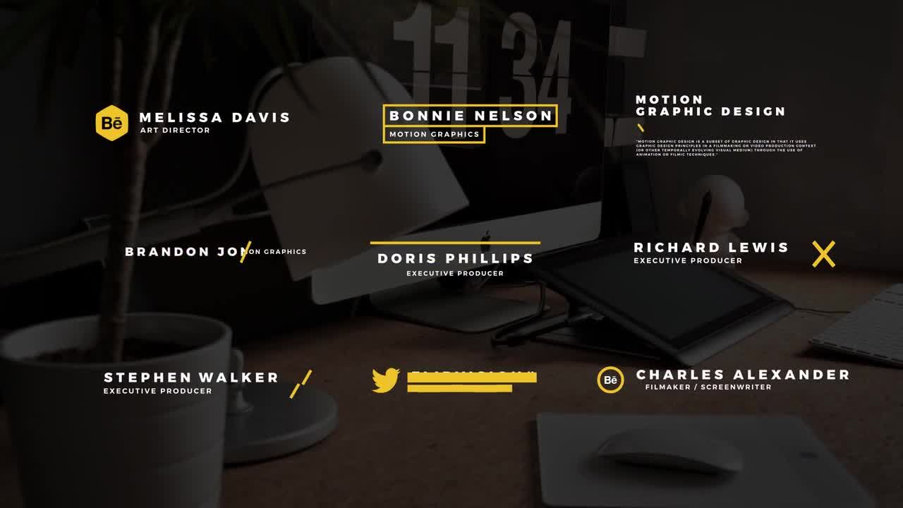 9个现代独特全屏标题动画素材库精选AE模板