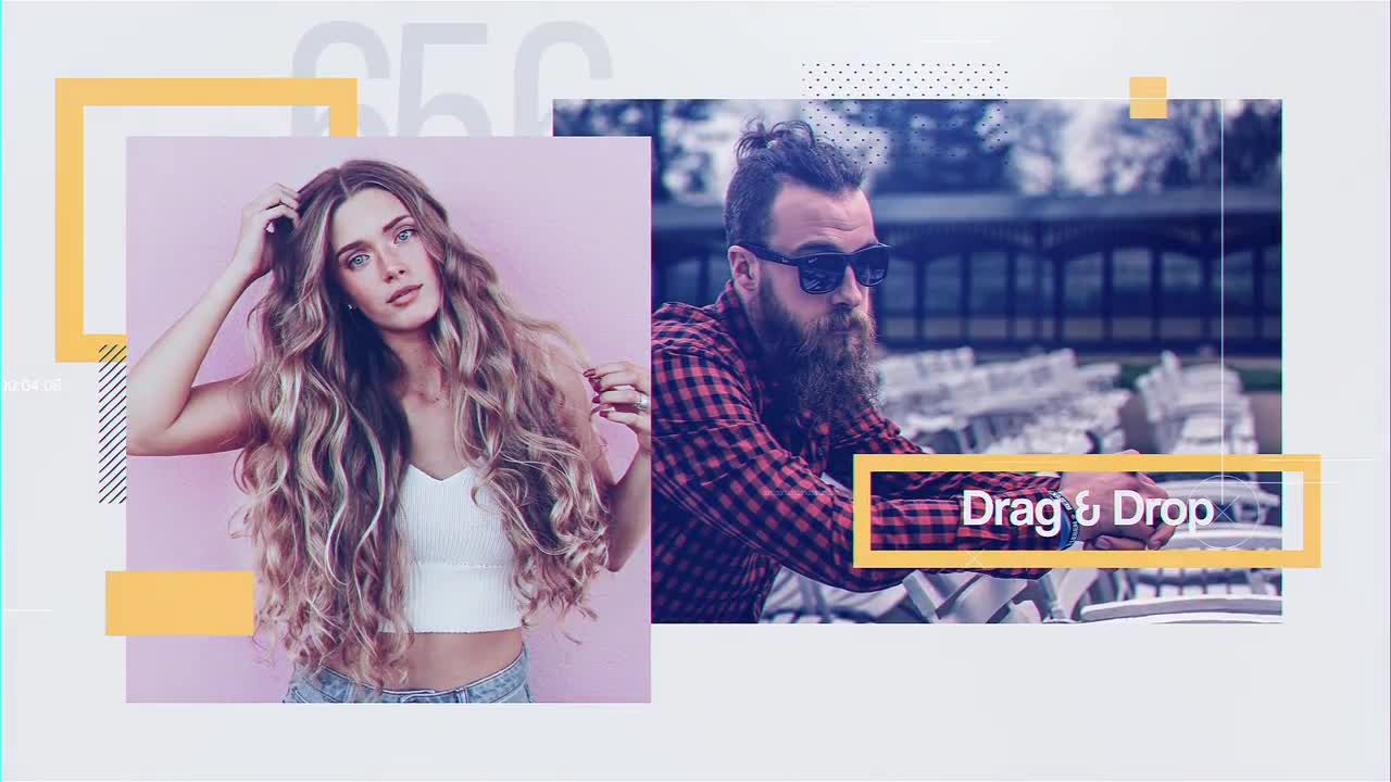 现代简洁的过渡效果文本动画素材库精选AE模板