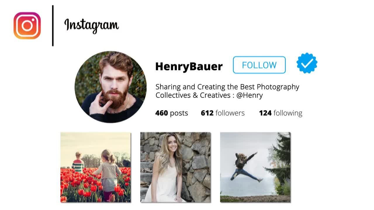 干净而现代的Instagram促销素材库精选AE模板