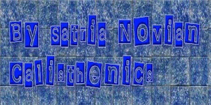 Calisthenics font插图