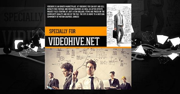 黑色盒子商业宣传/介绍视频素材库精选AE模板 Black Box Promo