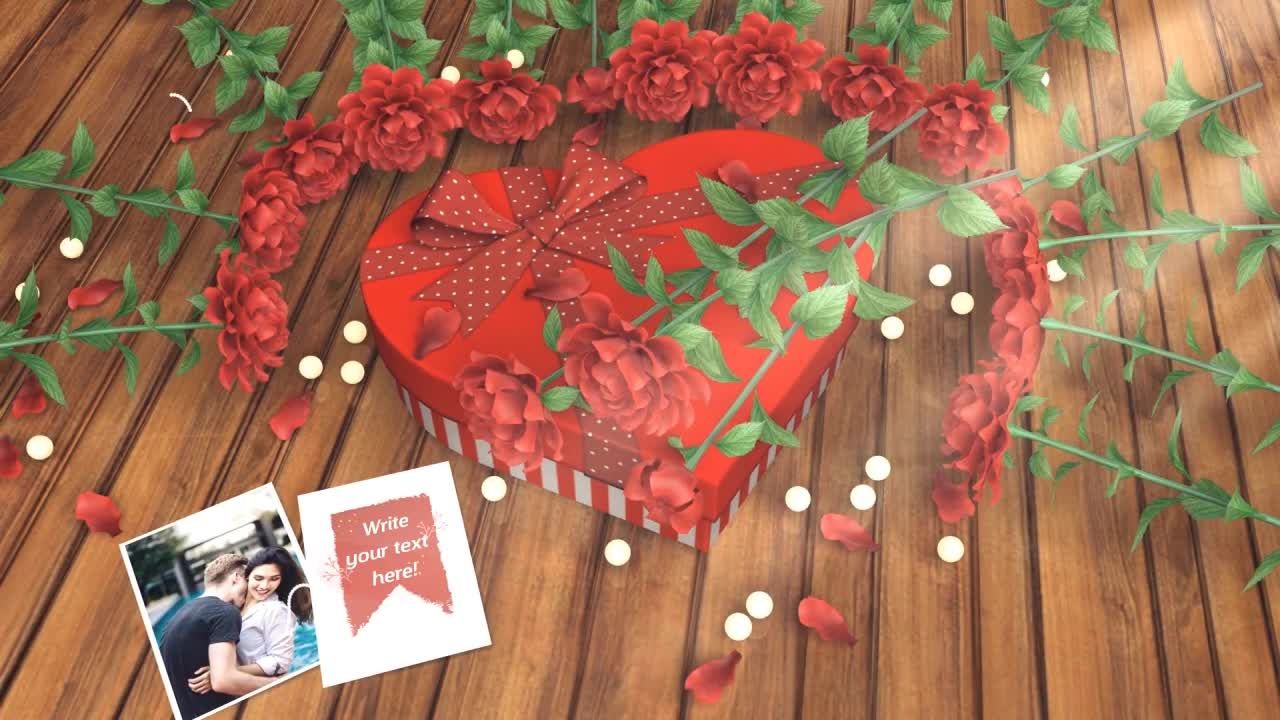 情人节时尚设计幻灯片素材库精选AE模板