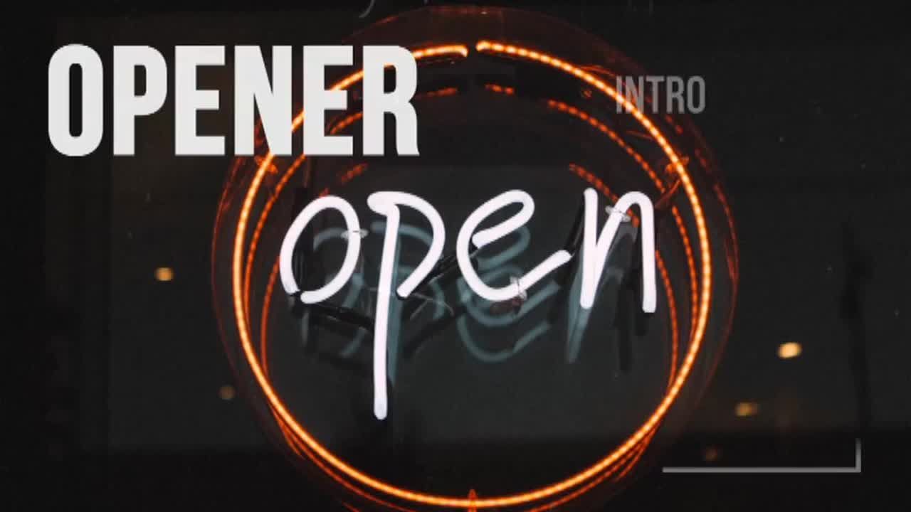 现代创造性开场素材库精选AE模板