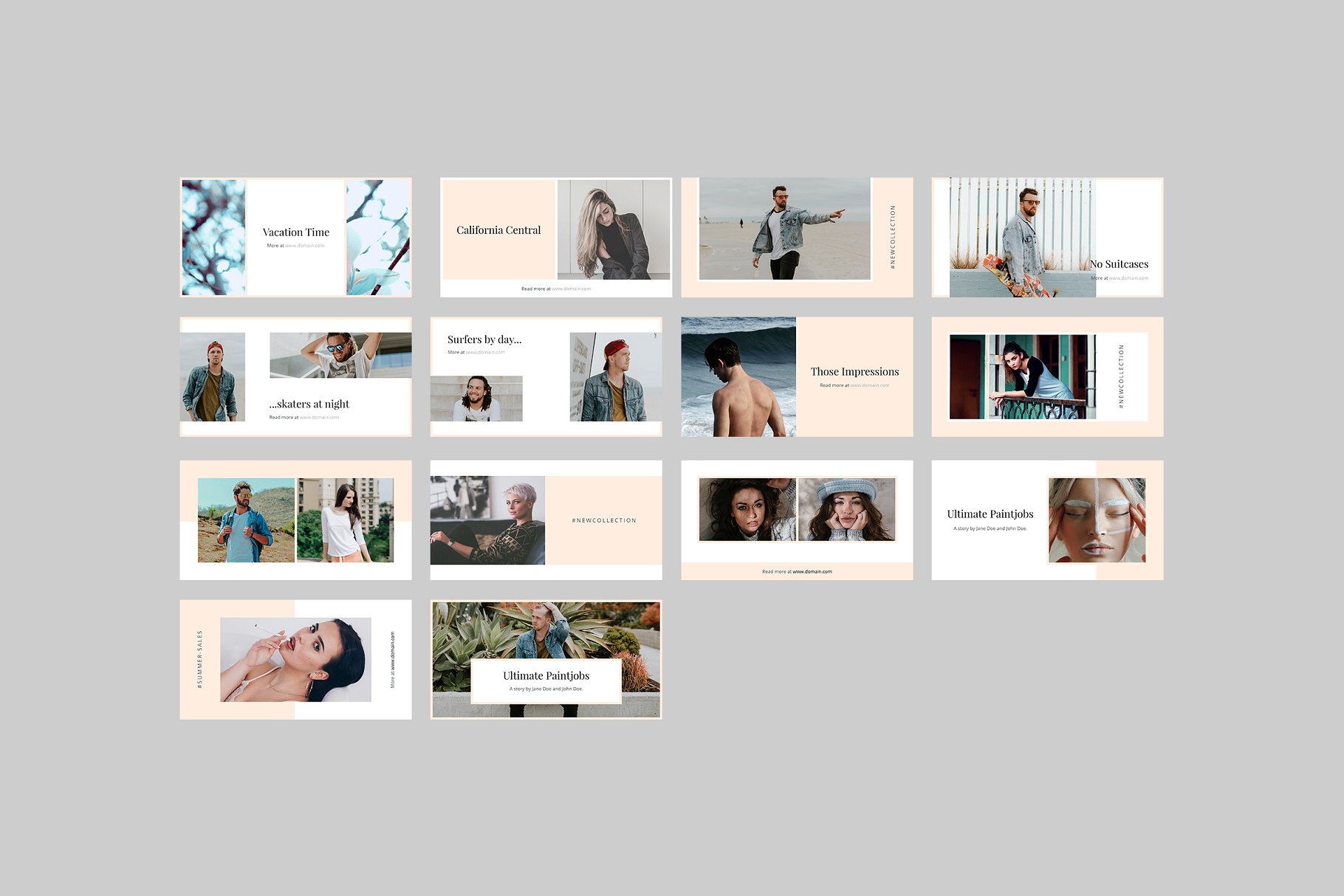 时尚摄影社交媒体模板素材库精选 California Social Media Templates插图(8)