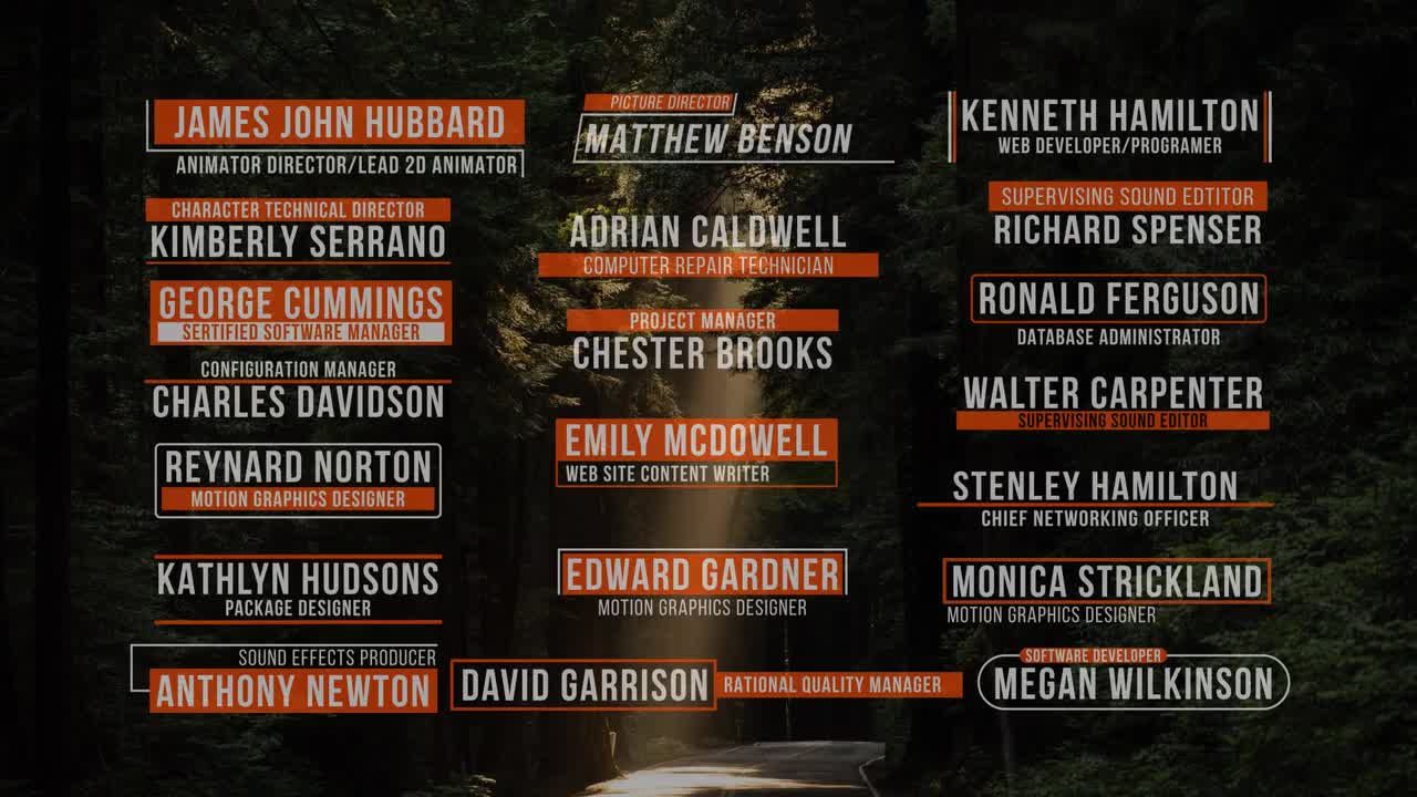 20个创意下三分之一商业全屏幕标题素材库精选AE模板