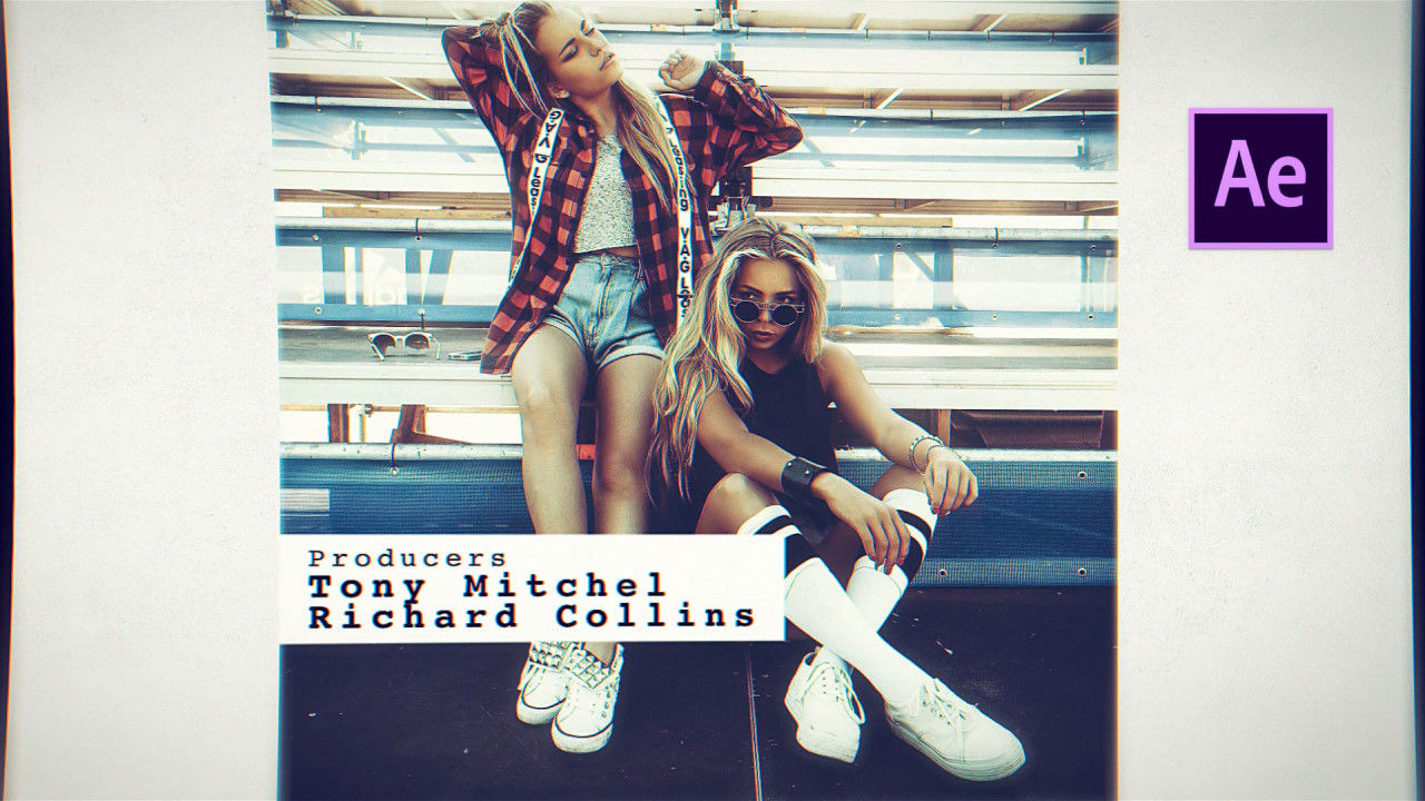 时尚过渡效果投影仪标题素材库精选AE模板