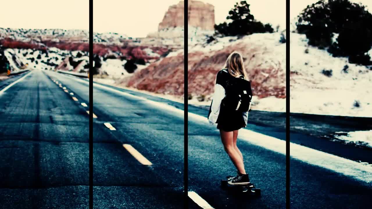 开场白户外精美幻灯片Pr模板