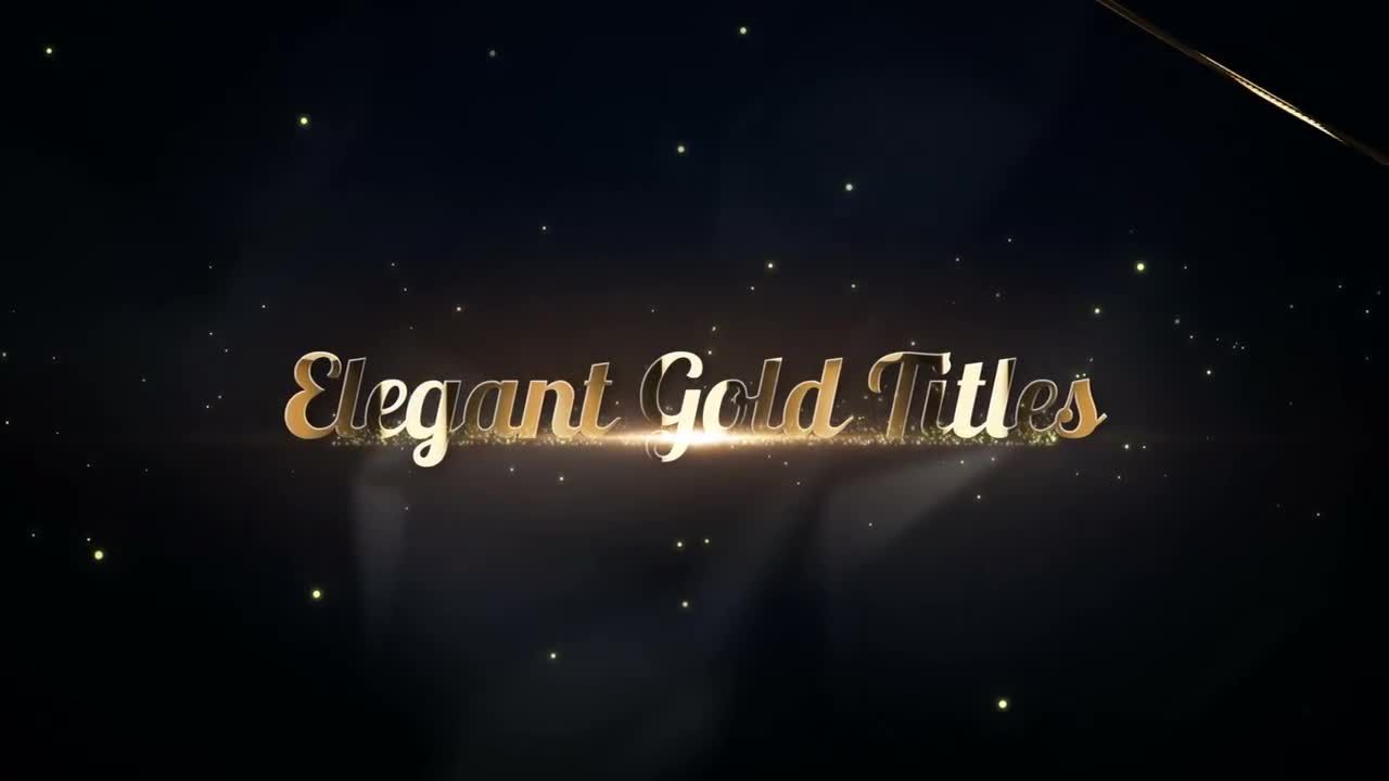 优雅的金牌标题素材库推荐PR模板