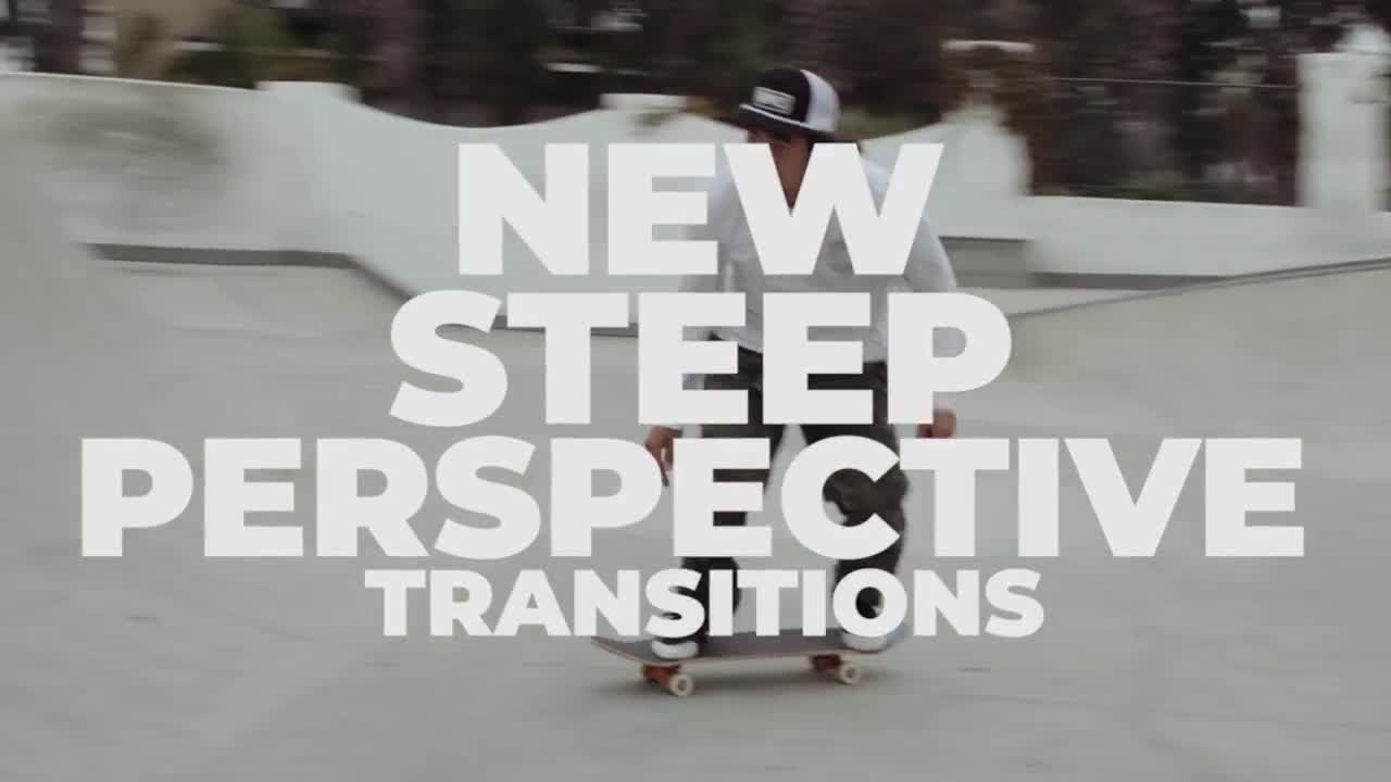 10个透视效果动画过渡素材库推荐PR模板