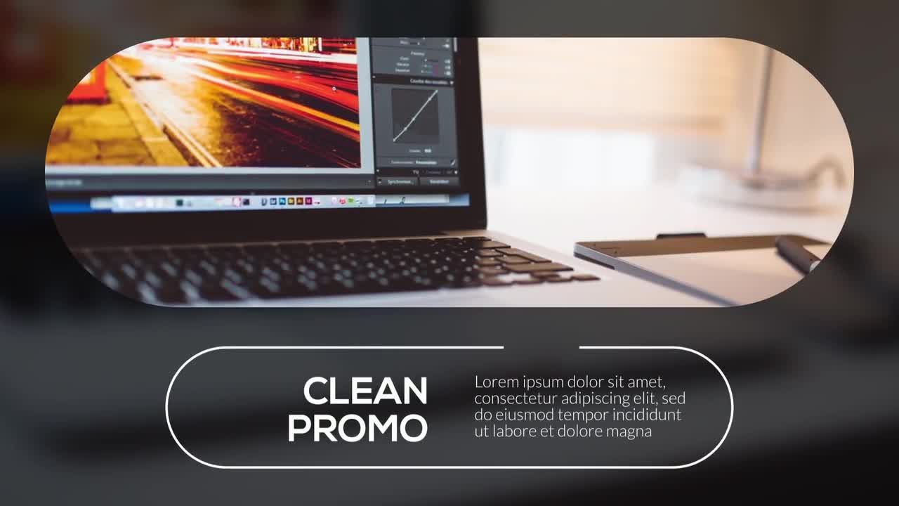 简约的企业宣传推广素材库精选AE模板